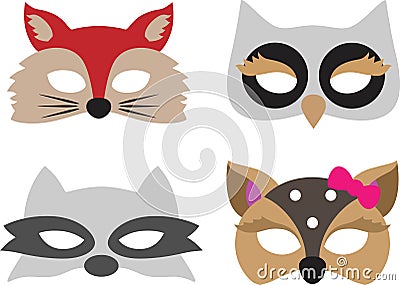 Carnival mask 3d models Stock Photo