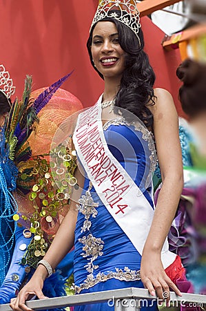 Carnival Miss Independence Editorial Stock Photo