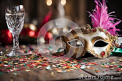 Carnival is a moveable feast and Catholic Christian Stock Photo