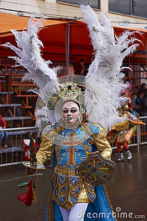 Carnival in Oruro, Bolivia Editorial Stock Photo