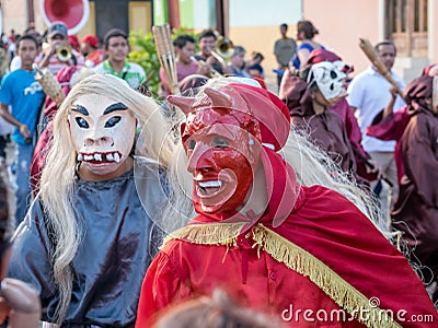 Carnival parade in Granada Editorial Stock Photo