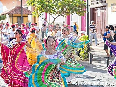 Carnival parade in Granada Editorial Stock Photo