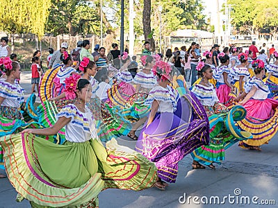 Carnival parade in Granada Editorial Stock Photo