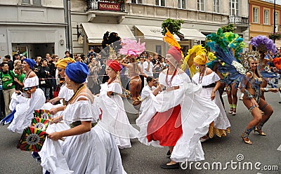 Carnival Parade in Warsaw Editorial Stock Photo