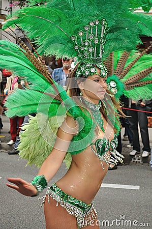 Carnival Parade in Warsaw Editorial Stock Photo