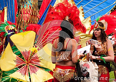 Carnival preparations Editorial Stock Photo