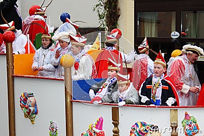 Carnival procession Editorial Stock Photo