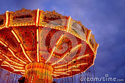 Carnival Rides Stock Photo