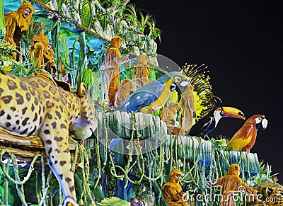 Carnival in Rio de Janeiro Editorial Stock Photo