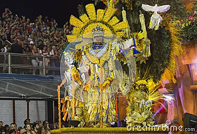 Carnival Samba Dancer Brazil Editorial Stock Photo
