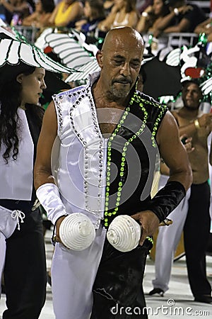 Scenes of Carnaval 2020 in Santos Editorial Stock Photo