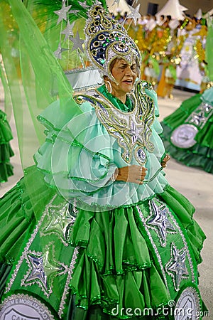 Scenes of Carnaval 2020 in Santos Editorial Stock Photo