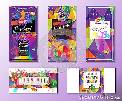 Carnival firework Vector Illustration