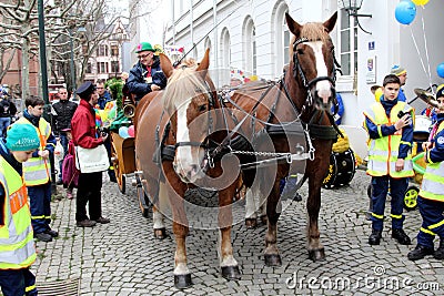 Carnival street parade Editorial Stock Photo