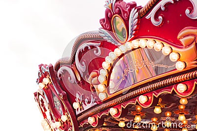 Carnival Swing Closeup Stock Photo