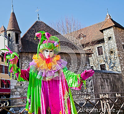 Carnival Venitien d' Annecy 2012 Editorial Stock Photo