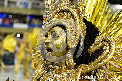 Carnival 2019 - Viradouro Editorial Stock Photo