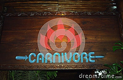 Carnivore Restaurant, Nairobi, Kenya Editorial Stock Photo