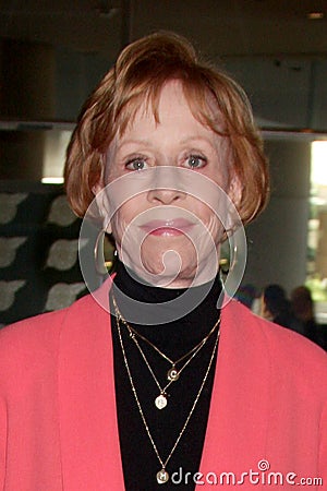 Carol Burnett Editorial Stock Photo