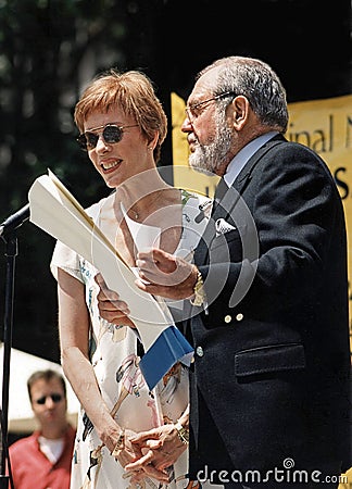 Carol Burnett and Alan King Editorial Stock Photo