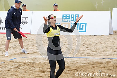 Carol complained to the referee Editorial Stock Photo