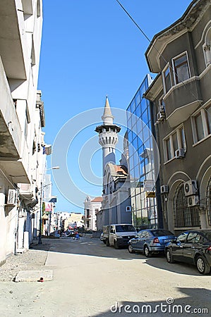 Carol I Mosque of Constanta Romania 2 Editorial Stock Photo