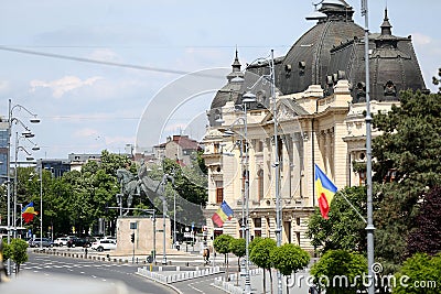 Carol I of Romania statue Editorial Stock Photo