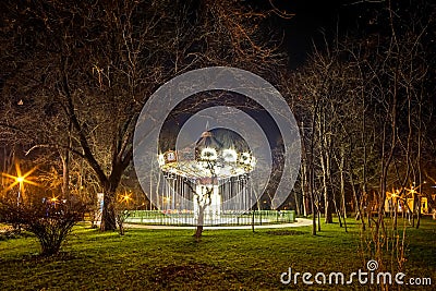 Carousel in Bucharest Stock Photo