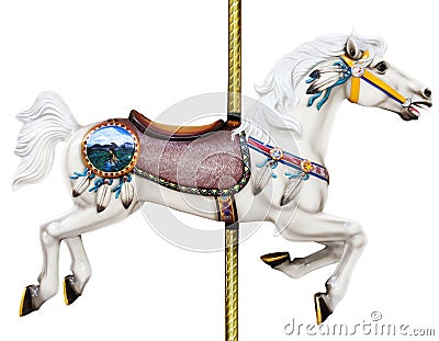 Carousel horse Stock Photo