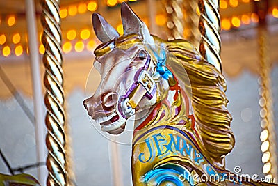 Carousel horse Stock Photo