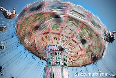 Carousel motion blur Stock Photo
