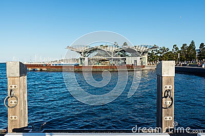 The Carousel on the waterfront of Geelong in Australia. Editorial Stock Photo