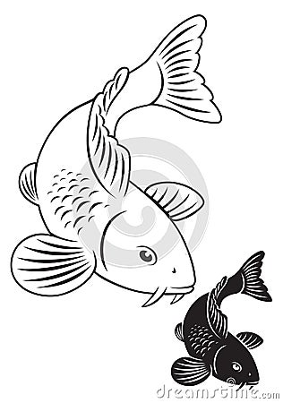 Carp koi Vector Illustration