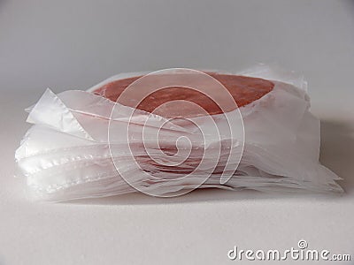 Carpaccio meat Stock Photo