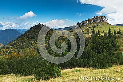 Carpathian Mountain range Velka Fatra Stock Photo