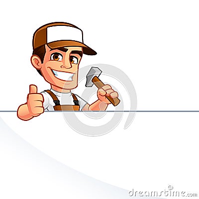 Carpenter Vector Illustration