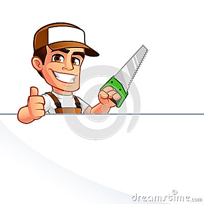 Carpenter Vector Illustration