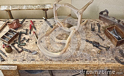 Carpenter tools Stock Photo