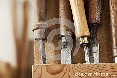 Carpenter tools Stock Photo