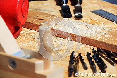 Carpentry tools Stock Photo