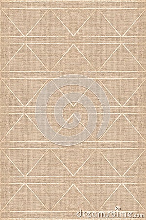 Carpet bathmat and Rug Boho Style ethnic design pattern with distressed woven texture and effect Stock Photo