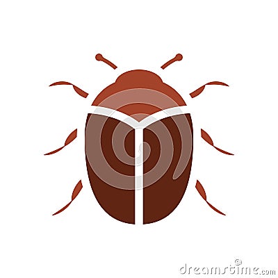 Carpet beetle icon Vector Illustration