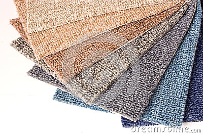 Carpet samples Stock Photo