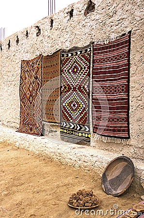 Carpets- Tunisia Stock Photo