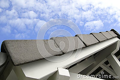 Carport roof detail Stock Photo