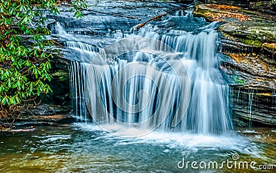 Carrack Creek Waterfall Stock Photo