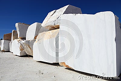 Carrara marble Stock Photo