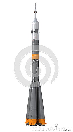 Carrier rocket Soyuz-FG Stock Photo