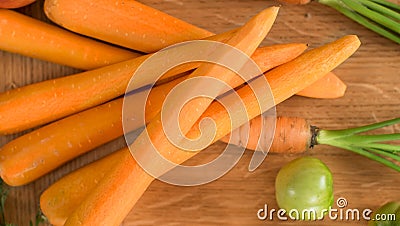 Carrot cutting Stock Photo