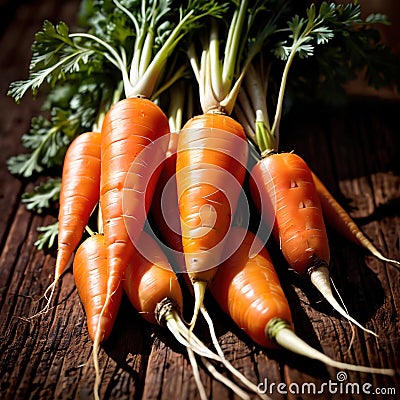 Carrot fresh raw organic vegetable Stock Photo